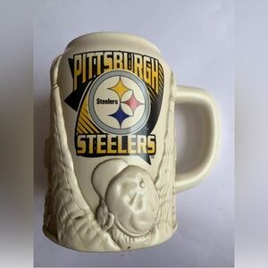 NFL PITTSBURGH STEELERS Football Beer Stein Mug Vintage Kingdom of Thailand